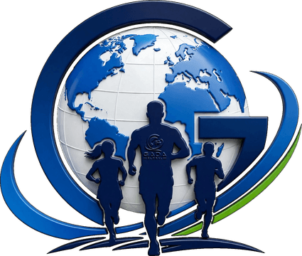 Finisher medal carrying the Gada Global emblem